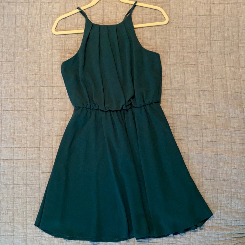 Francesca’s Emerald Green Dress